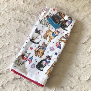 Patriotic Cat Kitchen Towel Set